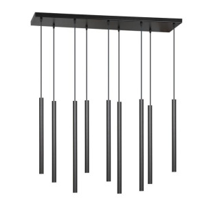Selter lampa wisząca 9-punktowa czarna Emibig