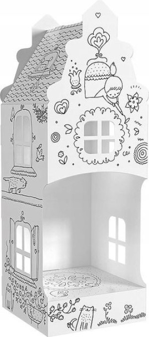 kolorowanka przestrzenna dla dzieci DOMEK "Kocia 12" 3D Monumi