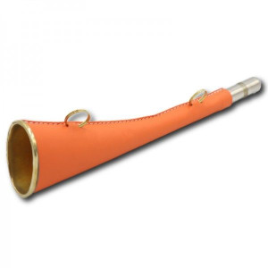 Sygnałówka Gięta Płaska Skóra Pomarańczowa 25cm PREMIUM