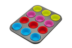 Forma Do Muffinek Z Wkładami Silikonowymi Kinghoff Kh-4188
