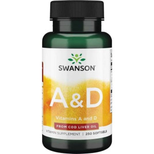 SWANSON Witamina A 5000 D 400 250 kaps.