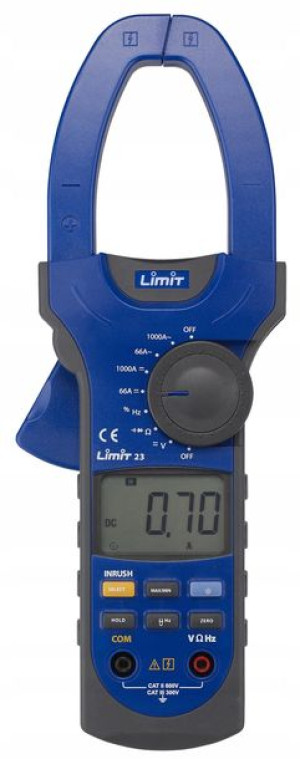 Cyfrowy amperomierz cęgowy multimetr Limit 23