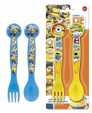 Sztućce dla dzieci Minionki