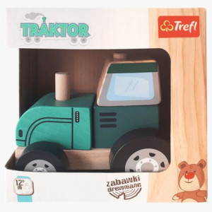 Trefl Zabawka drewniana Traktor