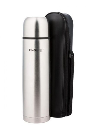 Termos Stalowy 1000 Ml Click-clack Kinghoff Kh-4054