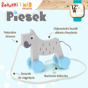 Trefl Zabawka drewniana Piesek