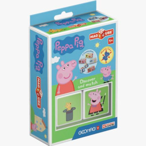 Geomag Magicube Peppa Pig - Odkrywaj i łącz - klocki magnetyczne 2 el.