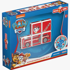 Geomag MagiCube Paw Patrol - Pojazd Marshall - klocki magnetyczne 5 el.
