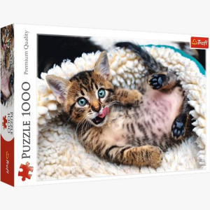PUZZLE 1000 Wesoły kotek 10448 Trefl