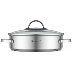 Garnek Stalowy Płaski 2,9l Kassel Alice 93007