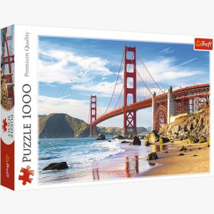 PUZZLE 1000 Most Gate Bridge SanFrancisco USA 10722 Trefl