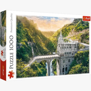 PUZZLE 1000 Sanktuarium Las Lajas Kolumbia 10724 Trefl