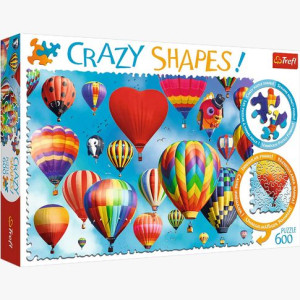 PUZZLE 600 Crazy Shapes Kolorowe balony 11112 Trefl