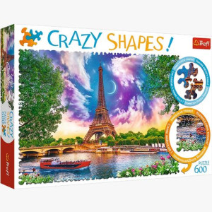 PUZZLE 600 Crazy Shapes Niebo nad Paryżem 11115 Trefl