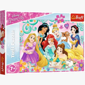 PUZZLE 200 Radosny świat księżniczek Disney 13268 Trefl