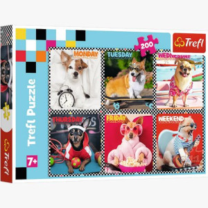 PUZZLE 200 Wesołe psy 13279 Trefl