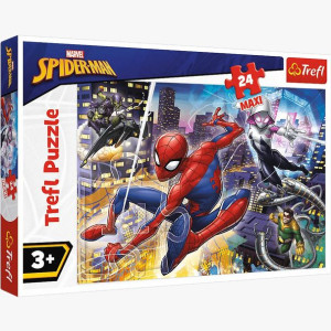 PUZZLE MAXI 24 Nieustraszony Spider-Man 14289 Trefl
