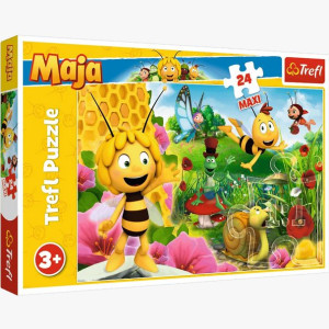PUZZLE MAXI 24 W świecie Pszczółki Mai 14297 Trefl