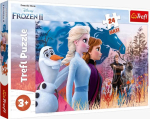 PUZZLE MAXI 24 Magiczna wyprawa Disney Frozen 2 14298 Trefl