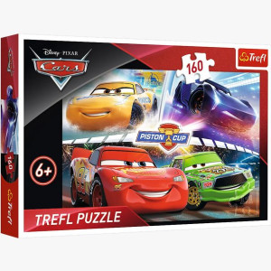 PUZZLE 160 Zwycięski wyścig Disney Cars3 15356 Trefl