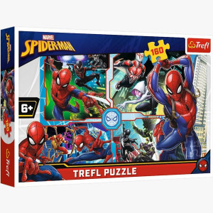PUZZLE 160 Spiderman na ratunek Marvel 15357 Trefl