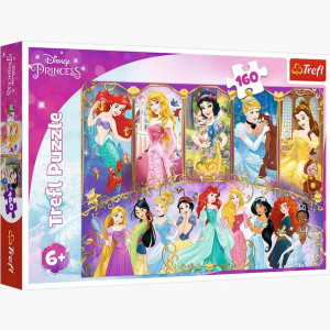 PUZZLE 160 Portrety Księzniczek 15407 Trefl