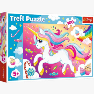 PUZZLE 100 Piękny jednorożec Trefl 16386