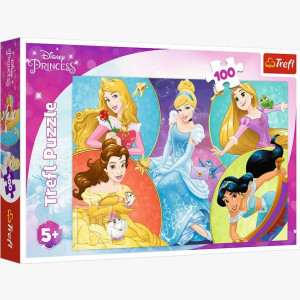 PUZZLE 100 Poznaj urocze Księzniczki 16419 Trefl
