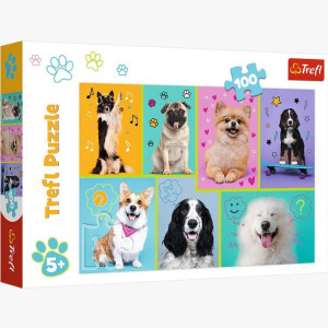 PUZZLE 100 W świecie piesków 16421 Trefl