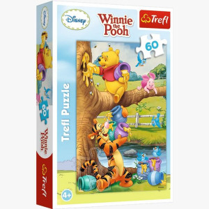 PUZZLE 60 Małe co nieco Disney Kubuś Puchatek 17264 Trefl
