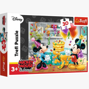 PUZZLE 30 Tort urodzinowy Disney 18211 Trefl