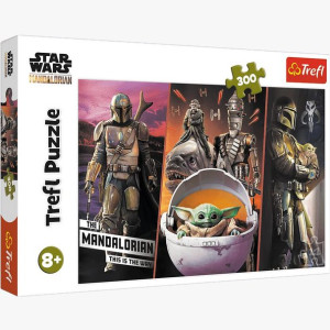 PUZZLE 300 Tajemniczy Baby Yoda SW 23002 Trefl