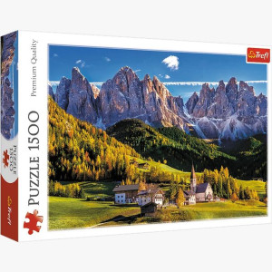 PUZZLE 1500 Dolina Val di Funes Włochy 26163 Trefl