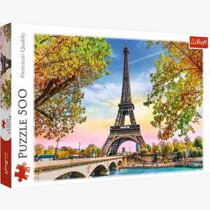 PUZZLE 500 Romantyczny Paryż 37330 Trefl