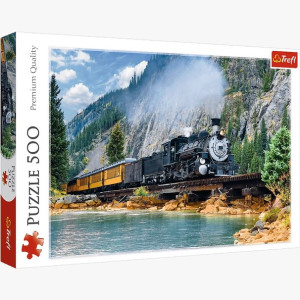 PUZZLE 500 Górski pociąg 37379 Trefl
