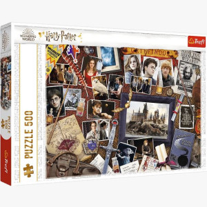 PUZZLE 500 Pamiątki z Hogwartu 37400 Trefl