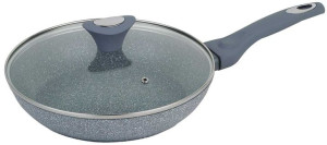 Patelnia Granitowa 24cm Klausberg Kb-7316 Pokrywa