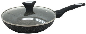Patelnia Granitowa 26cm Z Pokrywą Klausberg Kb-7040