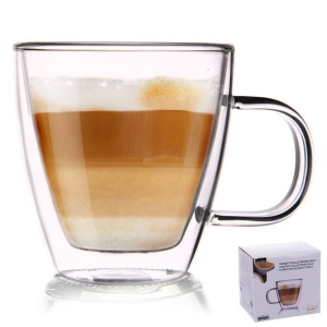 Szklanka Termiczna 180ml Z Podwójną Scianką Do Kawy