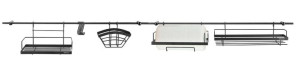 Reling Kuchenny 16 Elelm. Czarny Kinghoff Kh-1498