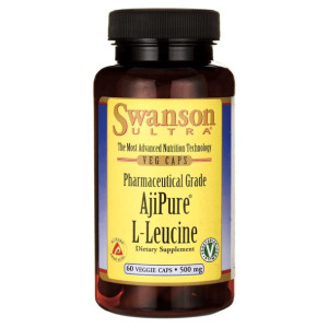 SWANSON AjiPure L-Leucyna 500 mg 60 kaps.