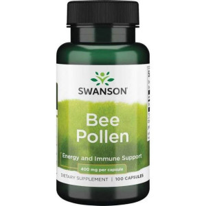 SWANSON Pyłek Pszczeli 400 mg 100 kaps.