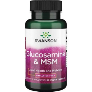 SWANSON Glukozamina MSM 60 kaps.