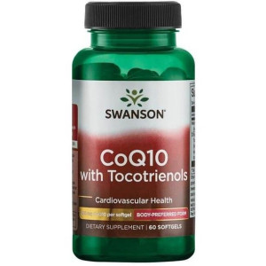 SWANSON Koenzym Q10 200 mg Tokotrienol 20 mg 60 kaps.