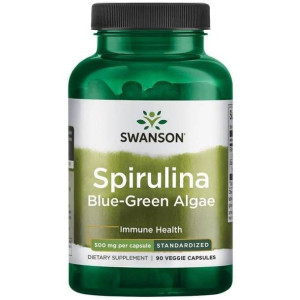 SWANSON Spirulina Standaryzowana 90 kaps.