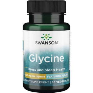 SWANSON AjiPure Glicyna 500 mg 60 kaps.