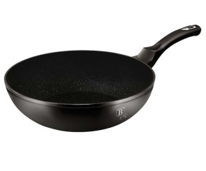 Wok Granitowy 28cm Berlingerhaus Black Silver Bh-1848