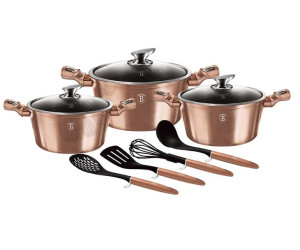 Zestaw Garnków Granitowych Berlinger Haus Rose Gold Bh-6151