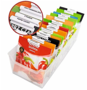 Pojemnik organizer na przyprawy + zapinki