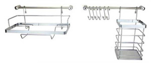 Reling Kuchenny 10 Elementowy Metlex Mx-4540 Srebrny